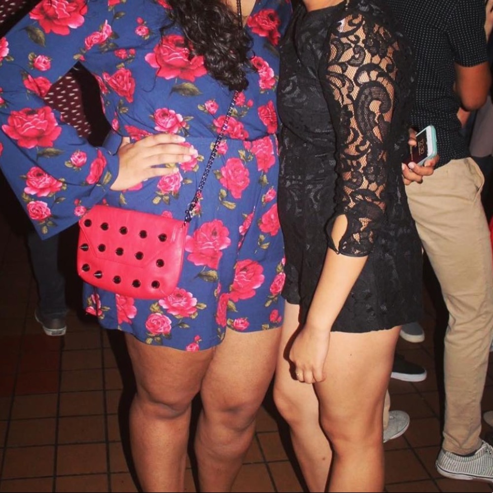 Lace Black Romper!